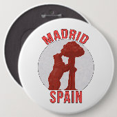 Madrid Spanien Button (Vorne & Hinten)