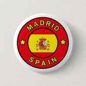 Madrid Spanien Button (Vorderseite)