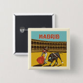 Madrid, Spanien Button (Vorne & Hinten)
