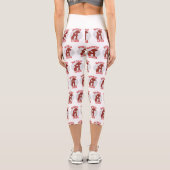 Madrid Spanien Capri Leggings (Rückseite)