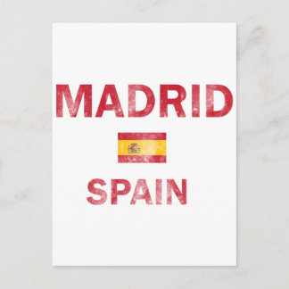 Madrid Spanien Designs Postkarte