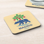 Madrid Spanien Europa Getränkeuntersetzer (Linke Seite)