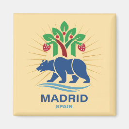 Madrid Spanien Europa Magnet