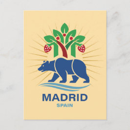 Madrid Spanien Europa Postkarte