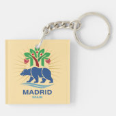 Madrid Spanien Europa Schlüsselanhänger (Rückseite)