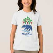 Madrid Spanien Europa Tri-Blend Shirt (Vorderseite)
