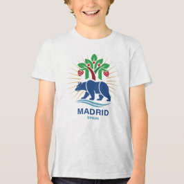 Madrid Spanien Europa Tri-Blend Shirt
