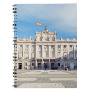 Madrid Spanien Festung Palast Notizblock