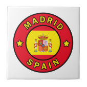Madrid Spanien Fliese (Vorderseite)