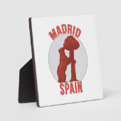 Madrid Spanien Fotoplatte (Vorderseite)