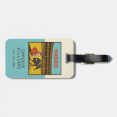 Madrid, Spanien Gepäckanhänger (Rückseite horizontal)