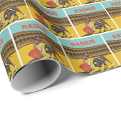 Madrid, Spanien Geschenkpapier (Rolleneckpunkt)