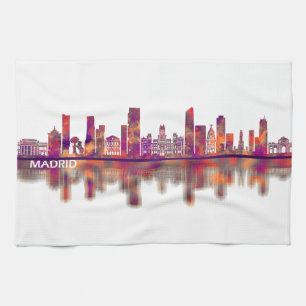 Madrid Spanien Geschirrtuch