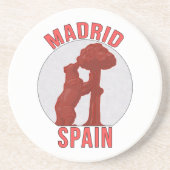 Madrid Spanien Getränkeuntersetzer (Vorne)