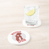 Madrid Spanien Getränkeuntersetzer (Seite)