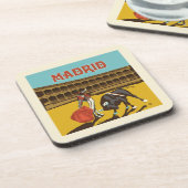 Madrid, Spanien Getränkeuntersetzer (Linke Seite)