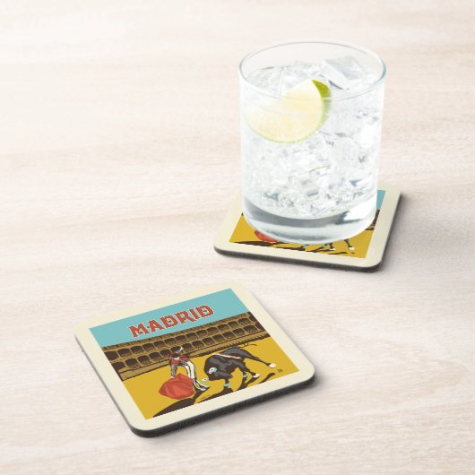 Madrid, Spanien Getränkeuntersetzer (Rechte Seite)