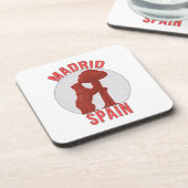 Madrid Spanien Getränkeuntersetzer (Linke Seite)