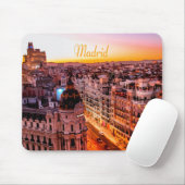 Madrid Spanien Hauptstadt Skyline Mousepad (Mit Mouse)