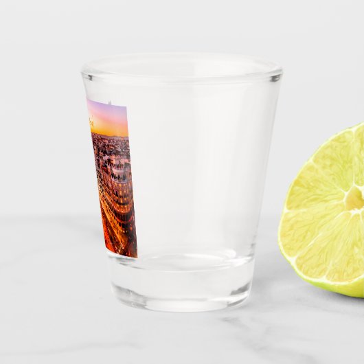 Madrid Spanien Hauptstadt Skyline Schnapsglas (Rechts)