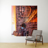 Madrid Spanien Hauptstadt Skyline Wandteppich (Beispiel)