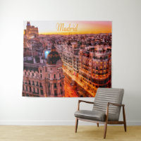 Madrid Spanien Hauptstadt Skyline