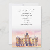 Madrid Spanien Hochzeit in Urlaubsort Save The Date (Vorderseite)