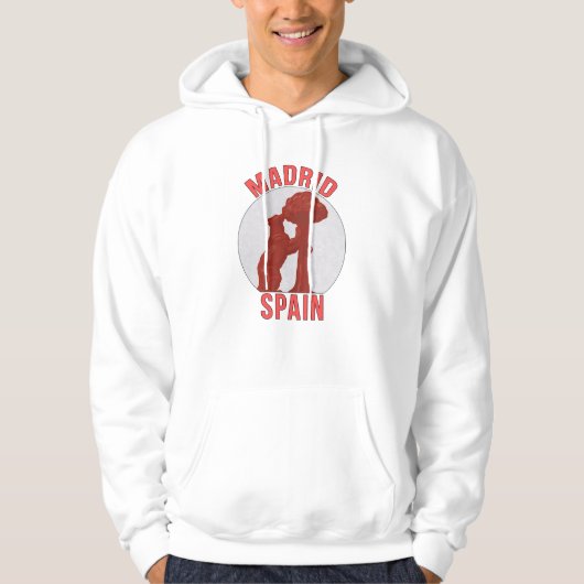 Madrid Spanien Hoodie (Vorderseite)