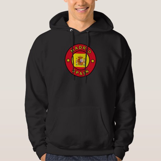 Madrid Spanien Hoodie (Vorderseite)