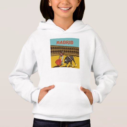 Madrid, Spanien Hoodie (Vorderseite)