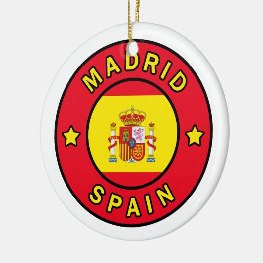 Madrid Spanien Keramik Ornament (Links)