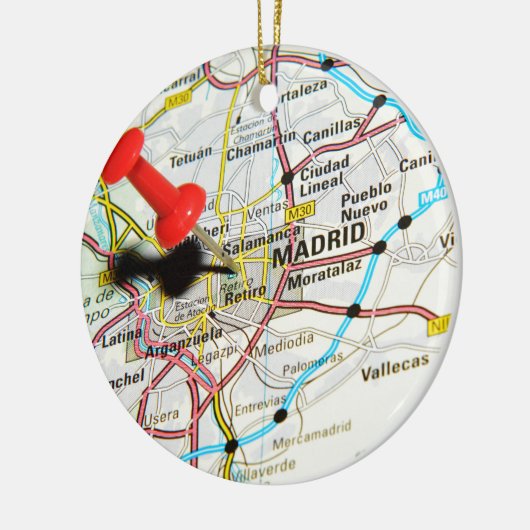 Madrid, Spanien Keramik Ornament (Links)