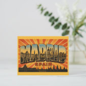 Madrid Spanien Königspalast Postkarte (Stehend Vorderseite)