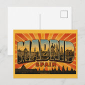 Madrid Spanien Königspalast Postkarte (Vorne/Hinten)