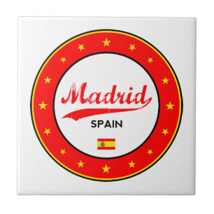 Madrid, Spanien, Kreis, weiß Fliese