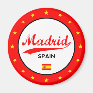Madrid, Spanien, Kreis, weiß Magnet