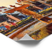 Madrid Spanien Landschaft Souvenir Poster (Ecke)