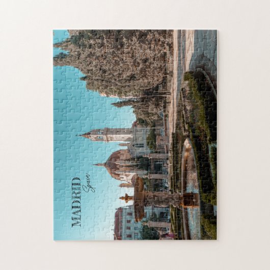Madrid Spanien Landschaft Souvenir Puzzle (Vertikal)