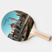 Madrid Spanien Landschaft Souvenir Tischtennis Schläger (Seitenansicht)
