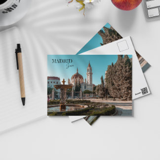 Madrid Spanien Landschaft Souvenirs Postkarte