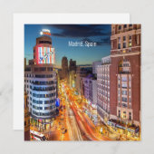 Madrid, Spanien landschaftlich, (Vorne/Hinten)