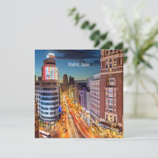 Madrid, Spanien landschaftlich, (Stehend Vorderseite)