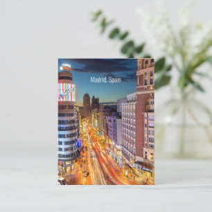 Madrid, Spanien landschaftlich, Postkarte