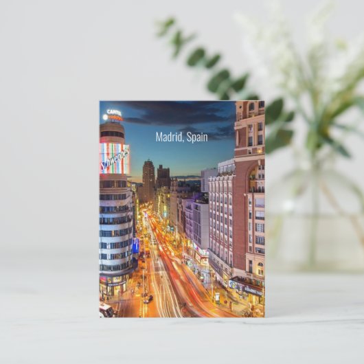 Madrid, Spanien landschaftlich, Postkarte (Stehend Vorderseite)