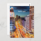 Madrid, Spanien landschaftlich, Postkarte (Vorne/Hinten)