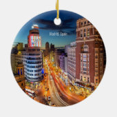 Madrid, Spanien landschaftliches Foto Keramik Ornament (Hinten)