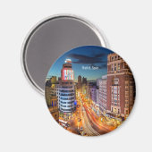 Madrid, Spanien landschaftliches Foto Magnet (Vorderseite/Rückseite)