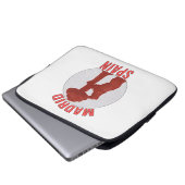 Madrid Spanien Laptopschutzhülle (Vorne Knopf)