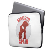 Madrid Spanien Laptopschutzhülle (Vorderseite Links)