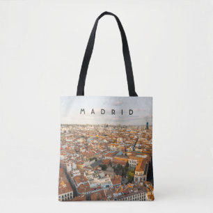 Madrid Spanien Luftbild Stadtansicht Reise Tasche